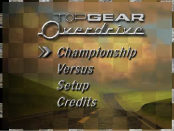 Top Gear Overdrive (Europe) screen shot title